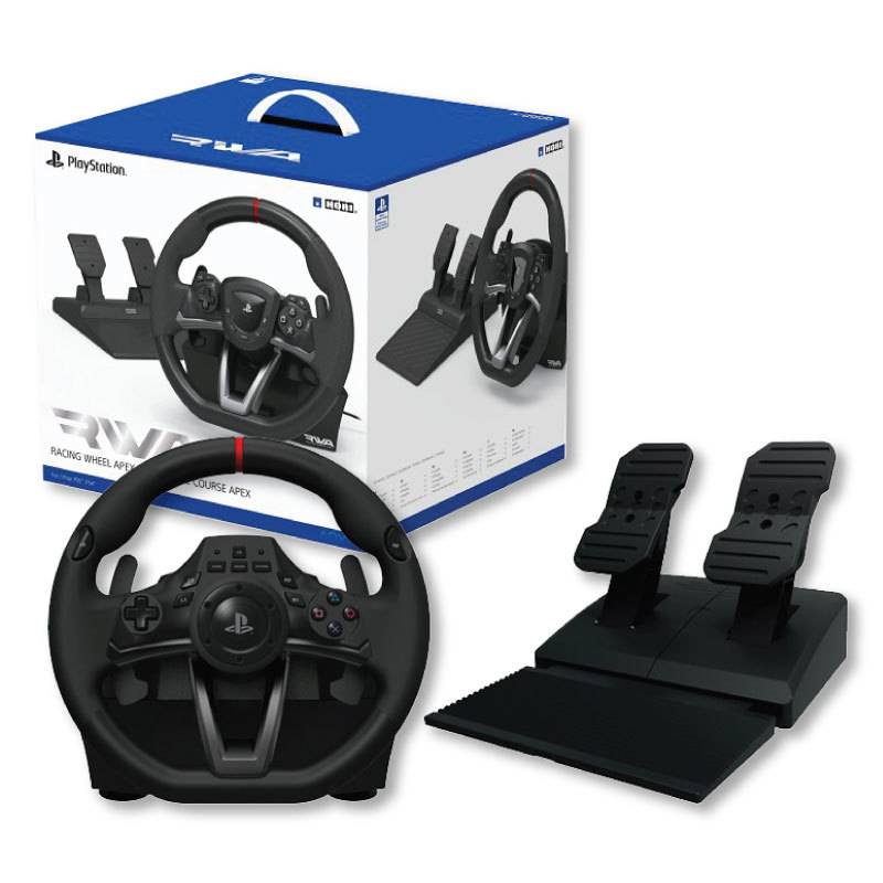 הגה מרוצים + דוושות HORI RACING WHEEL APEX לסוני פלייסטיישין 5