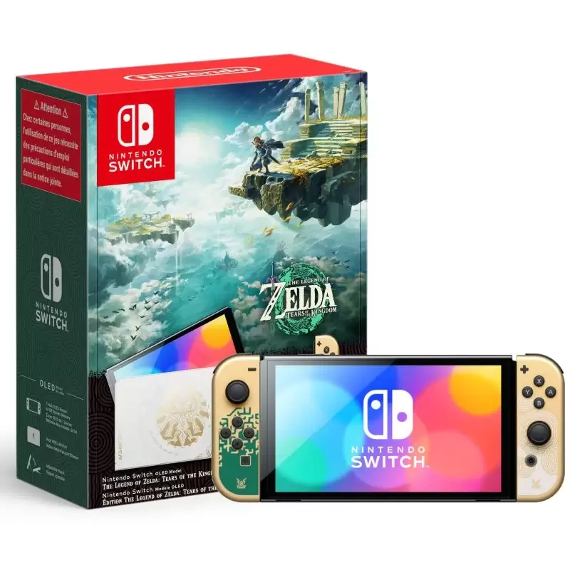 Nintendo Switch OLED מהדורת זלדה האגדה מעוצב ומיוחד