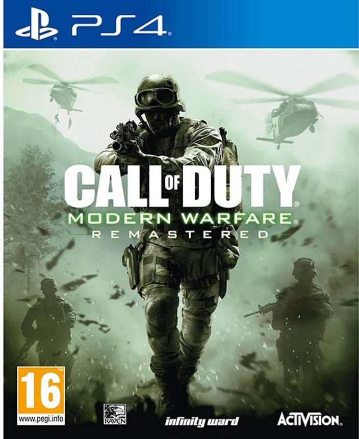 משחק לסוני פלייסטיישין 4-call of duty modern warfare ps4 רמסטאר