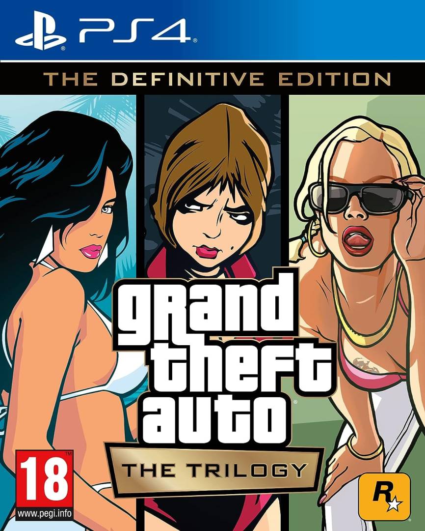 משחק לסוני פלייסטיישין 4 Grand Theft Auto the trilogy gta