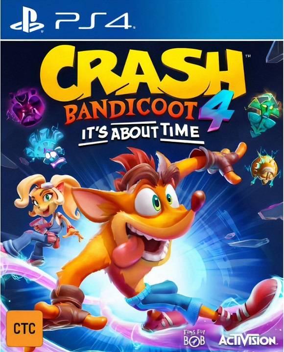 משחק לסוני פלייסטיישין 4-Crash Bandicoot 4 It’s About Time