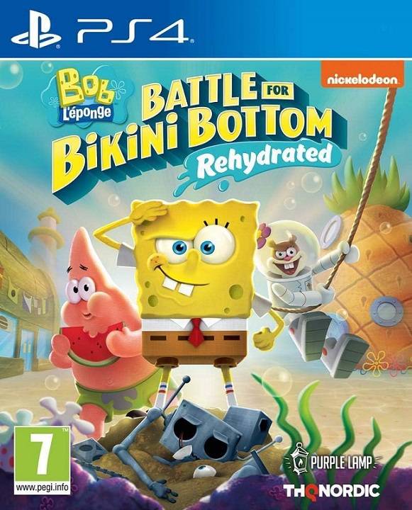 משחק לסוני פלייסטיישין 4 - SpongeBob Battle for Bikini Bottom Rehydrated