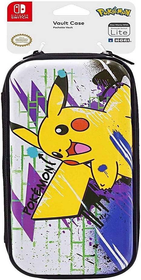 נרתיק קשיח לנינטנדו סוויץ'HORI PREMIUM VAULT CASE PIKACHU FOR NINTENDO SWITCH STANDARD EOL - HARDWARE