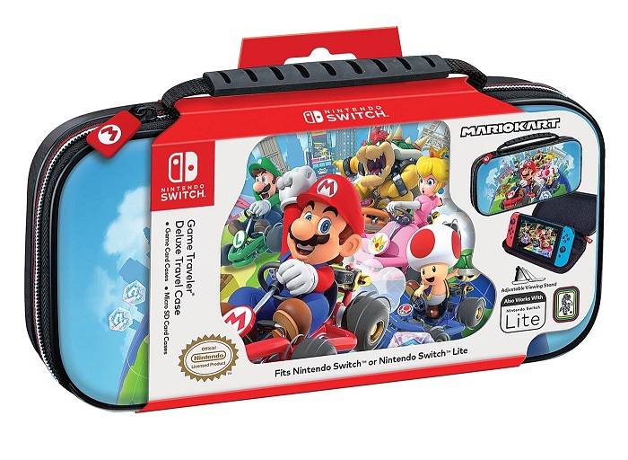 נרתיק קשיח אוניברסלי Nacon Mario Kart Family Game Traveler Deluxe Travel Case