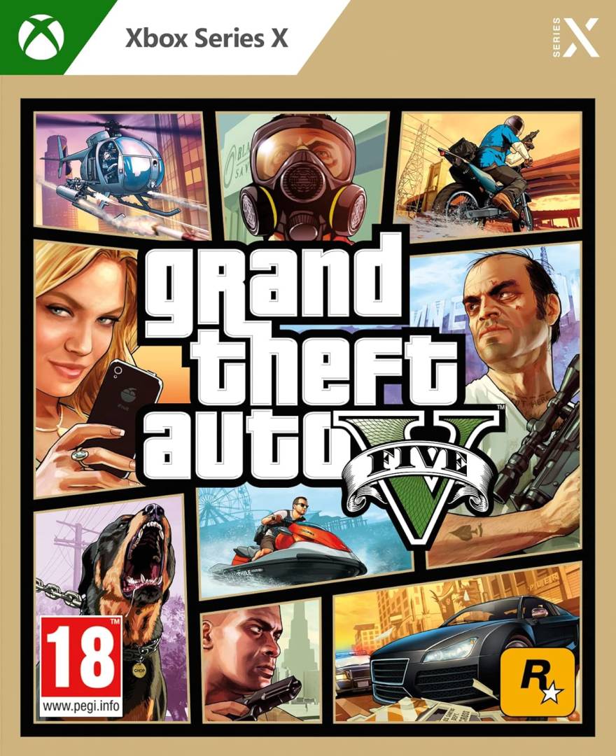 משחק לאקס בוקס המתאים לסירייס אקס/ בלבד- Grand Theft Auto V-GTA V