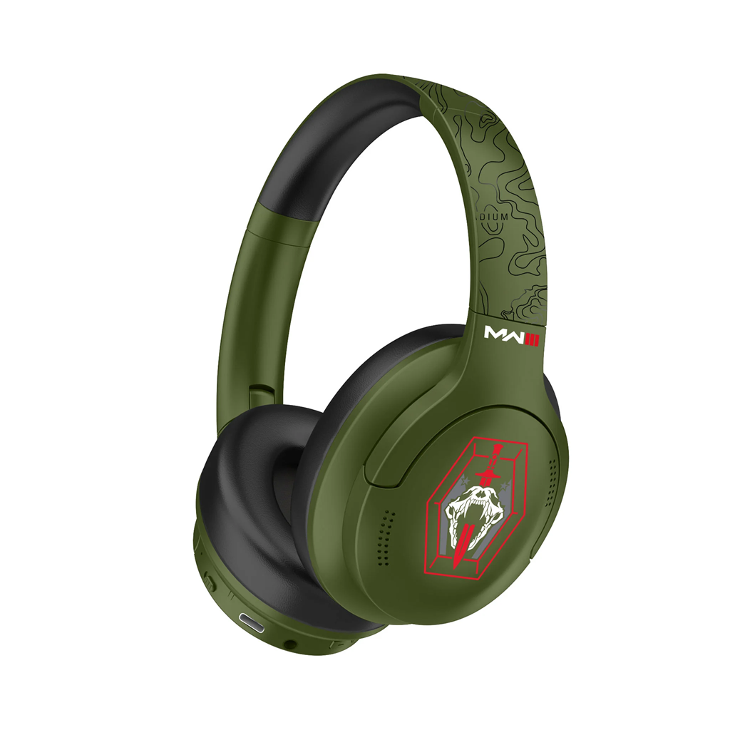 אוזניות גיימינג בעיצוב קול אוף דיוטי 3-OTL CALL OF DUTY MW3 WIRELESS HEADPHONES OLIVE SNAKE - HARDWARE