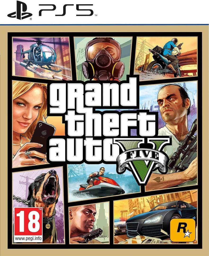 משחק לסוני פלייסטיישין 5 - Grand Theft Auto V - GTA V