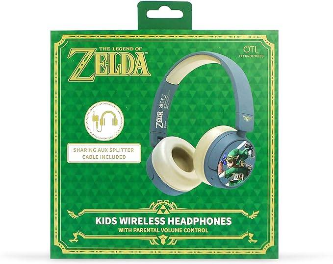 אוזניות בעיצוב זלדה המתאים לילדים-OTL ZELDA KIDS WIRELESS HEADPHONES - HARDWARE
