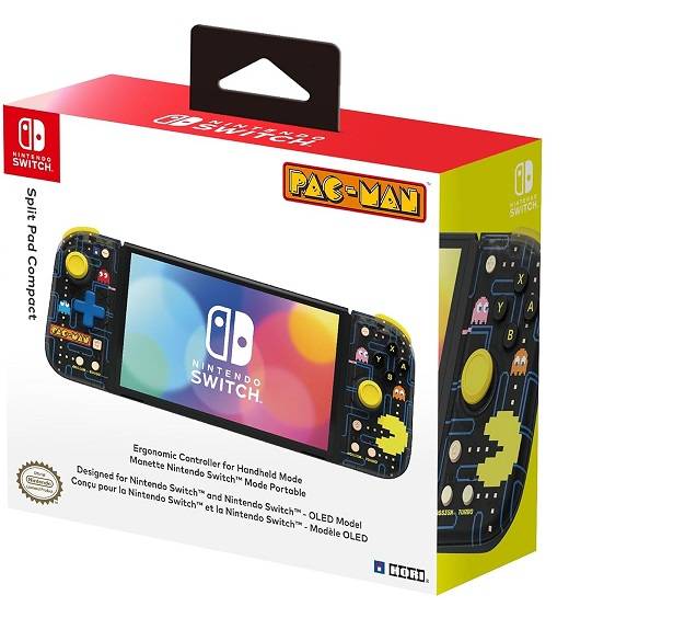 שלט בקר בעיצוב פק מאן לנינטנדו סוויץ-HORI SPLIT PAD COMPACT (PAC-MAN) FOR NINTENDO SWITCH - HARDWARE