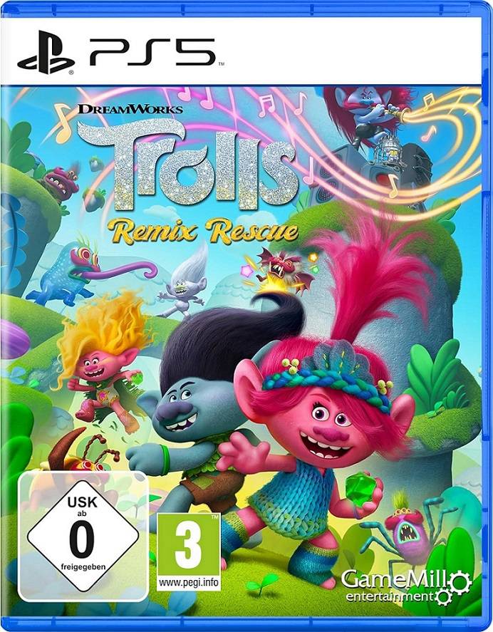 משחק לסוני פלייסטיישין 5-DREAMWORKS TROLLS REMIX RESCUE