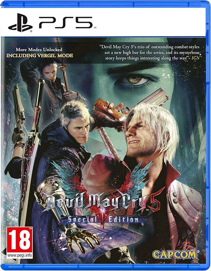 משחק לסוני פלייסטיישין 5 - Devil May Cry 5 Special Edition