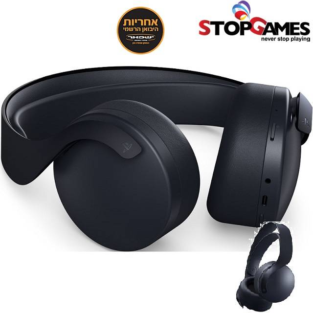Pulse 3D Wireless Headset -אוזניות לסוני פלייסטיישין 5 בצבע שחור